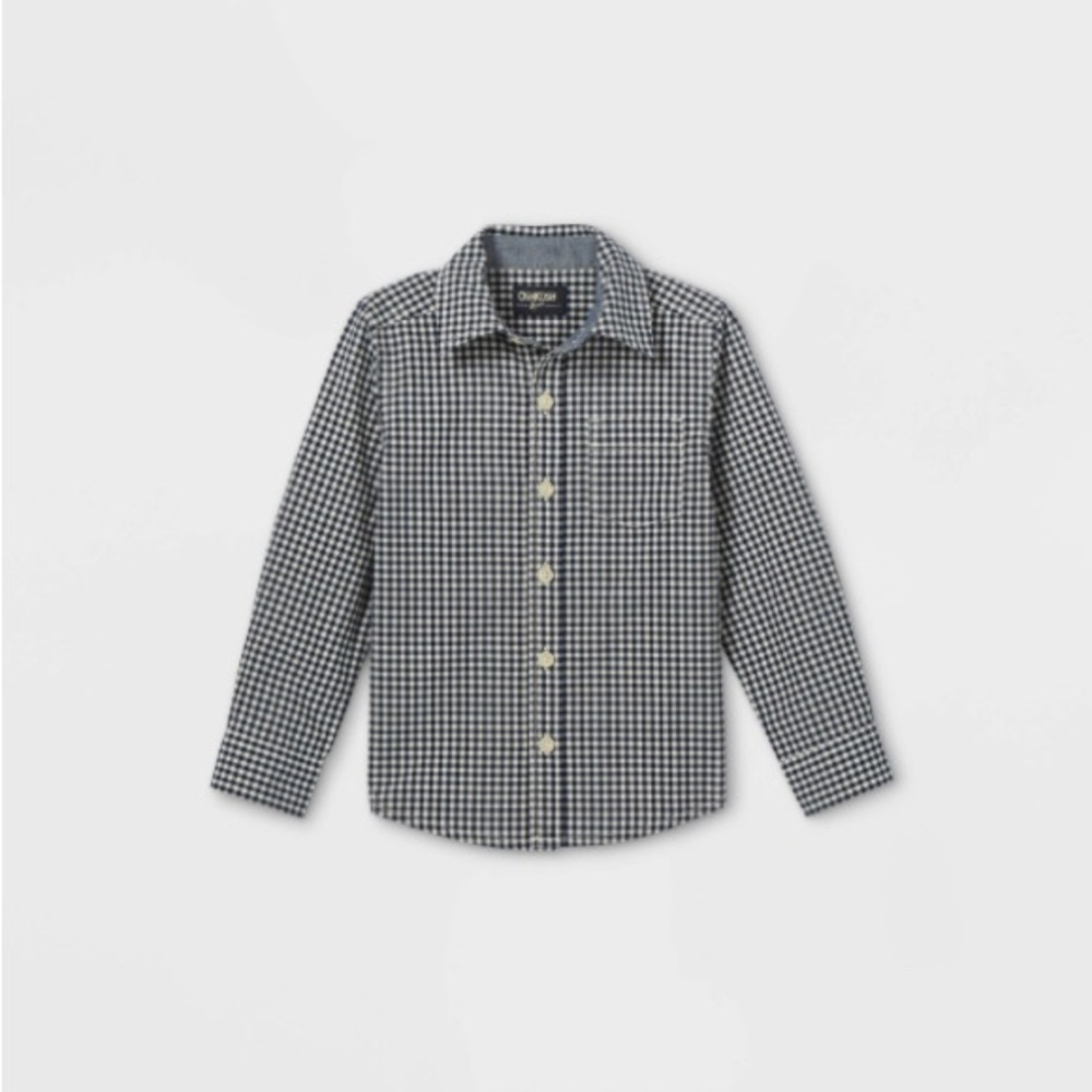 OshKosh B'gosh gingham plaid shirt